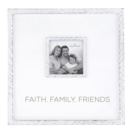Made4Mansions 12 sq. in. Wall Art Photo Frame - Faith Family Friends MA3321665